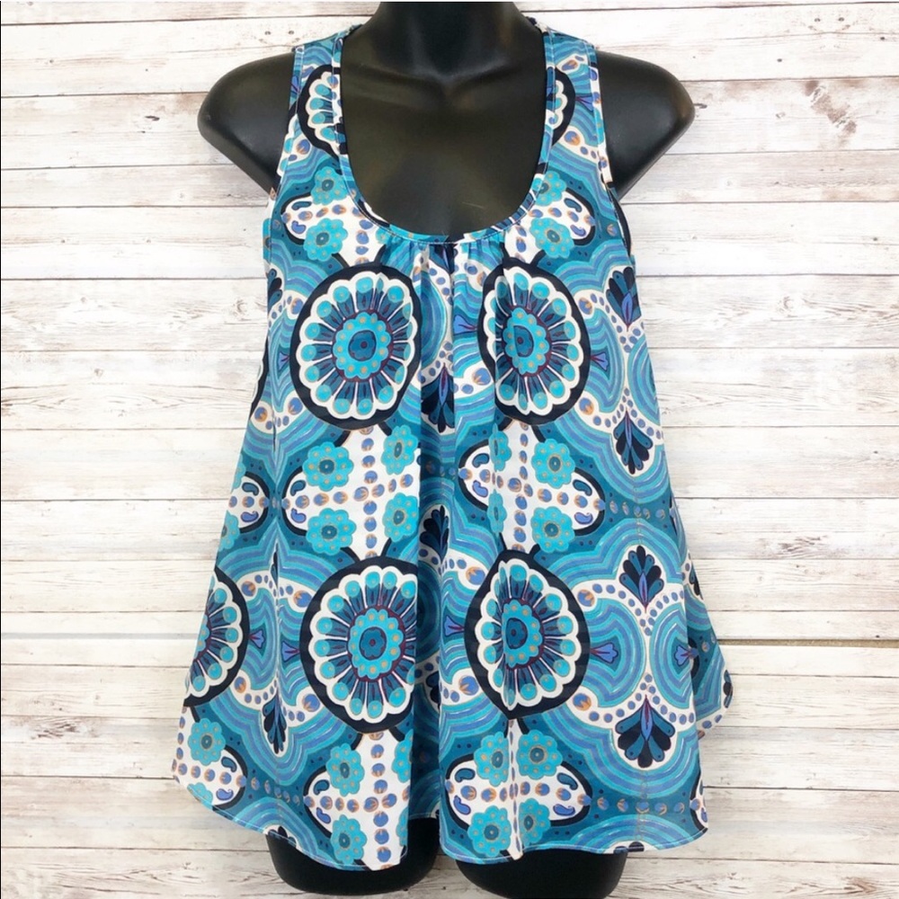 🍀4/$10 Anthropologie Meadow Rue Floral Tank Top